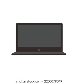 arte portátil, icono, gráfico, vector, diseño plano.