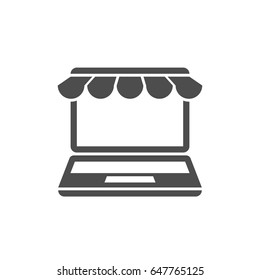 Laptop with awning