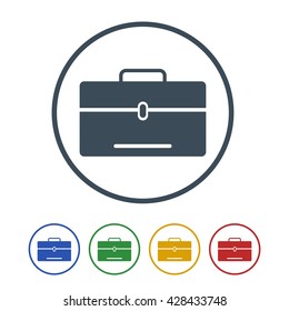 Laptop bag Icon Isolated on White Background.vector illustration icon