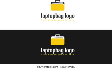 laptop bag logo design.creative laptop,business,professional bag logo design.compnay logo.leather bag logo design.