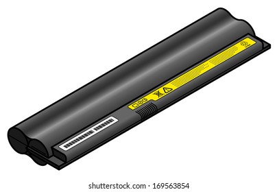 A laptop battery. Lithium Ion.