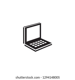 laptop black icon