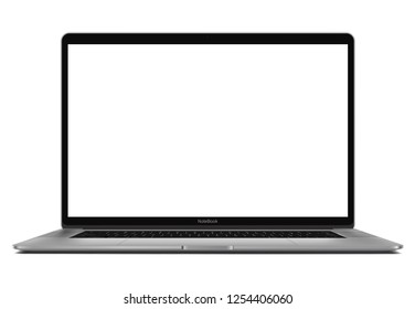 Laptop with blank screen - high detailed esp 10 vector