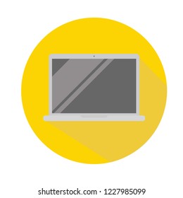 Laptop blank screen icon