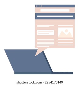 icono de plantilla de blog