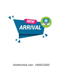 Laptop with checkmark or tick notification. Accept or approve checkmark. flat design.
