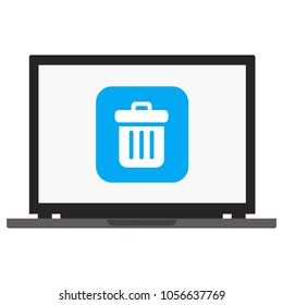 laptop clean icon