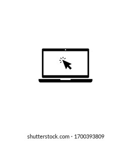 Diseño de vectores de iconos de portapapeles y clic