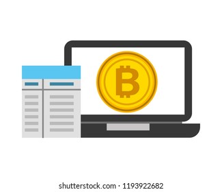 laptop computer bitcoin contract fintech