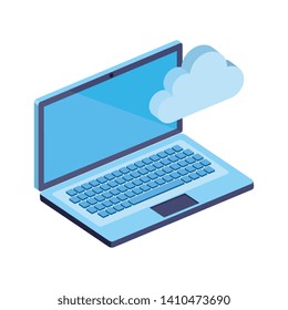 laptop computer with cloud computing