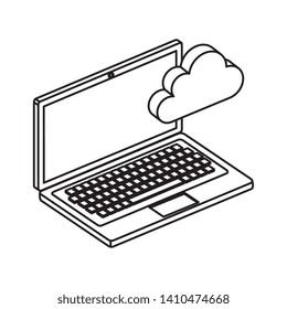laptop computer with cloud computing