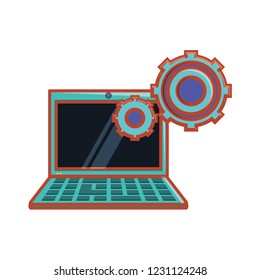 laptop computer configuration icon