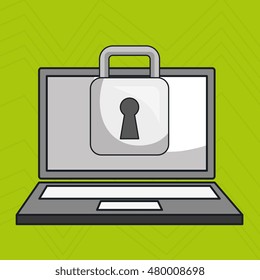 laptop computer data icon