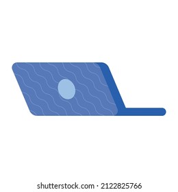 Notebook-Computer-Gerät zurück