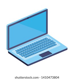 laptop computer device isolated icon