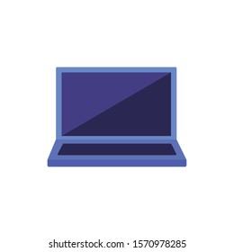 laptop computer device isolated icon vector illustration design