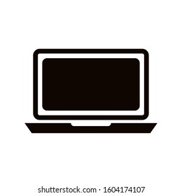 laptop computer device isolated icon vector illustration design