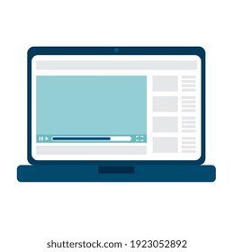 laptop computer device isolated icon vector illustration design