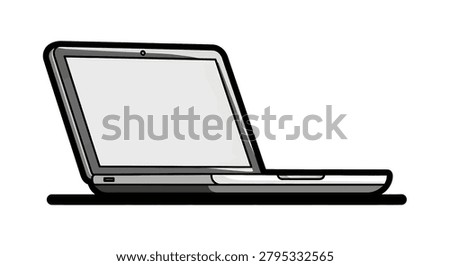 Laptop computer device with keyboard