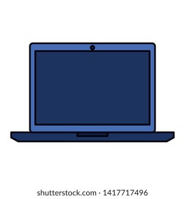laptop computer device technology icon
