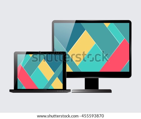 laptop computer display material