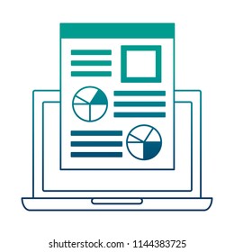 laptop computer document report work