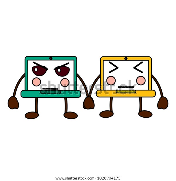 Laptop Computer Emoji Icon Image Stock Vector (Royalty Free) 1028904175