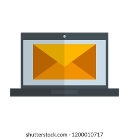 laptop computer with envelope