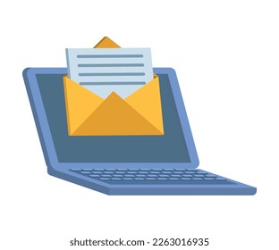 laptop computer with envelope tech