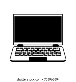 laptop computer frontview icon image 