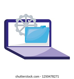 laptop computer gear folder digital