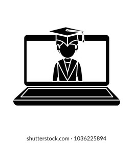 laptop computer with graduated