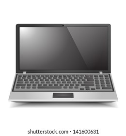 Laptop Computer graphic vector eps10