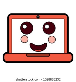 laptop computer happy emoji icon image