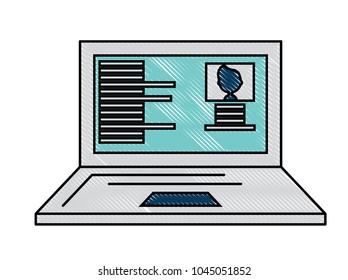 Laptop computer icon