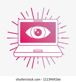Laptop computer icon