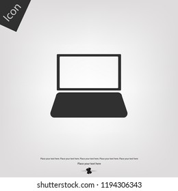Laptop computer icon