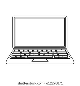 laptop computer icon image 