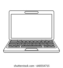 laptop computer icon image 