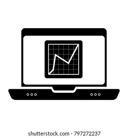 Laptop computer icon image