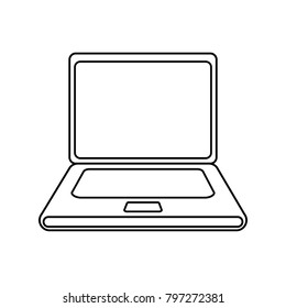 Laptop computer icon image