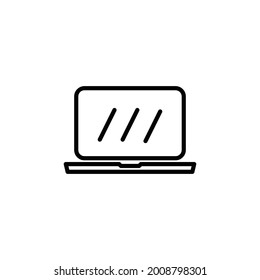 Laptop computer icon, vector eps 10