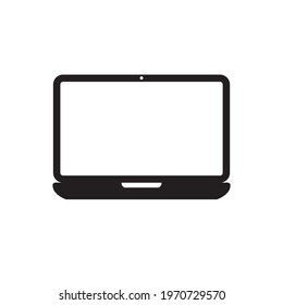 laptop computer icon vector illustration