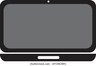 A laptop computer illustration - Icon 