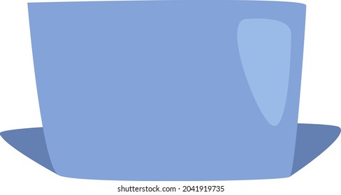 Computadora portátil, ilustración, vector, sobre fondo blanco.