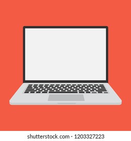 Laptop, Computer, Information Technology, PC,  Vector Illustration