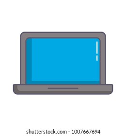 laptop computer isolated icon