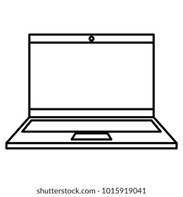 laptop computer isolated icon