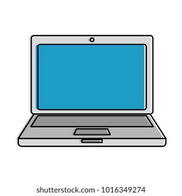 laptop computer isolated icon