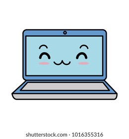 laptop computer isolated icon